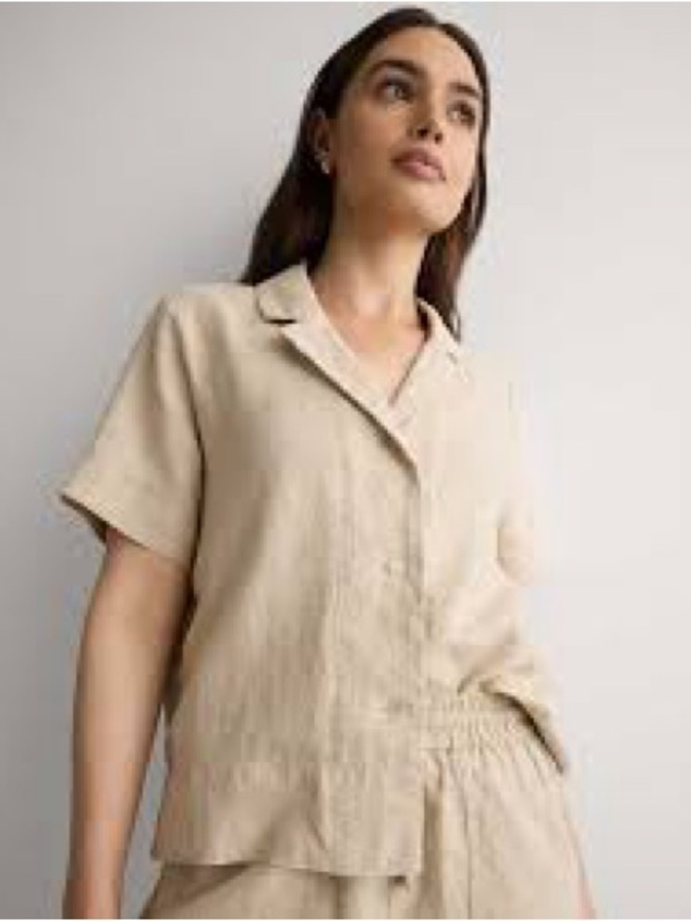 Quince European Linen Short Sleeve Shirt